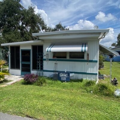 Affordable Waterfront Fixer-Upper: Mobile Home for Sale at Pelican Pier, Ellenton, Florida for Under $13,000