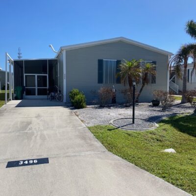 Spacious Mobile Home for Sale in Vizcaya Lakes, Port Charlotte, Florida